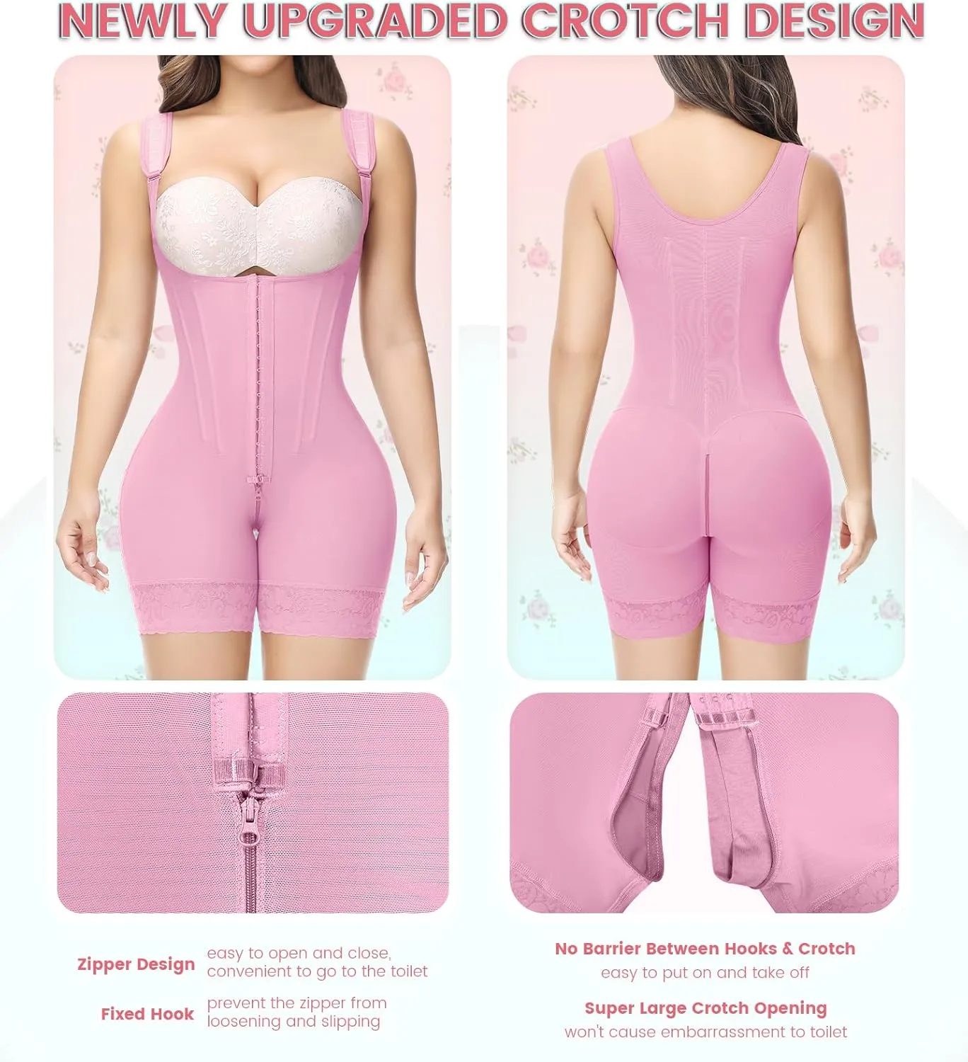 SHAPSHE Fajas Colombianas Moldeadoras De Cintura Y Abdomen Body Shaper Postpartum Compression Shapewear Tummy Control