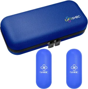 SHBC Insulin Cooler Travel Case for Diabetic Organize Medication Insulated Cooling Bag with 2 Ice Packs Blue…