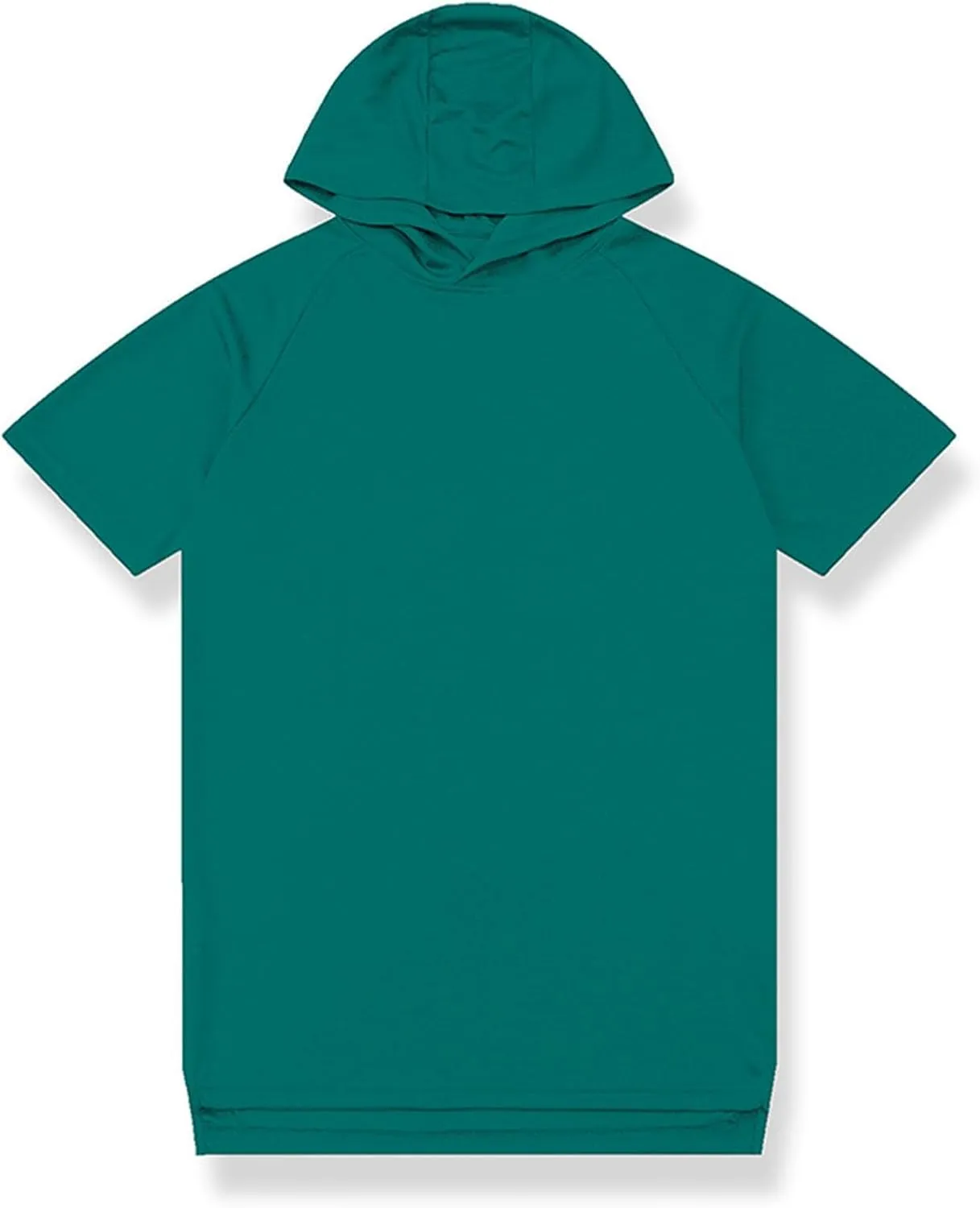 Short Sleeve Hoodies for Men Loose Fit Workout Quick Dry Moisture Wicking Mesh Athletic Lightweight Hooded T-Shirt Plain