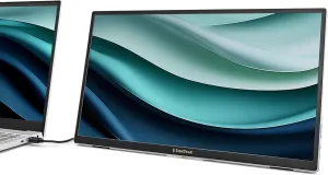 SideTrak Solo Essential 15.6" Portable Monitor for Laptop with Protective Sleeve | FHD Dual Screen w/Kickstand, USB & HDMI Laptop Screen Extender | Compatible with Mac, PC, Chrome