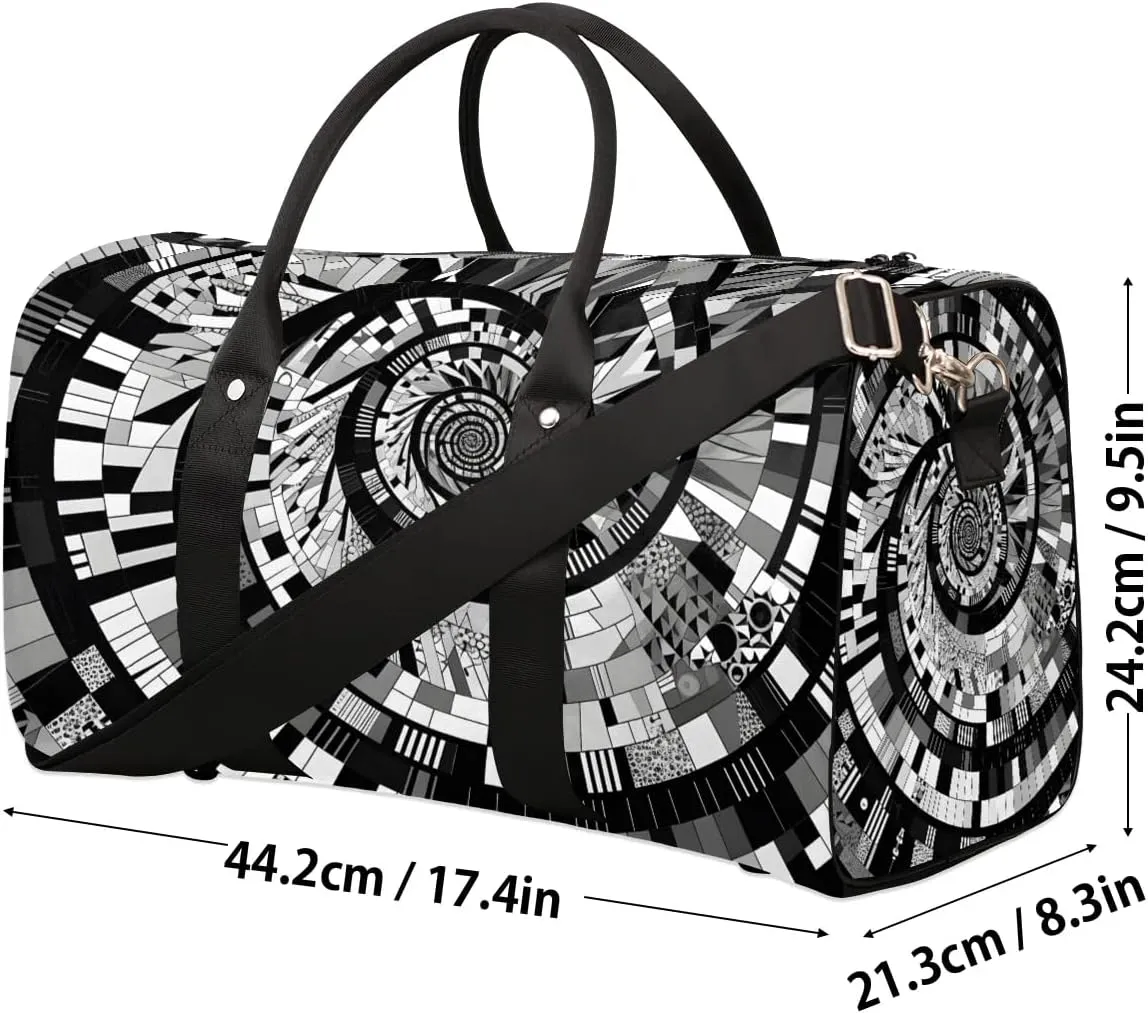 Singer Album Travel Duffel Bag for Women Men Waterproof Foldable Overnight Weekender Bag Large Capacity Sports Gym Bag