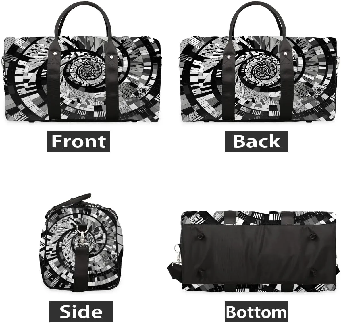 Singer Album Travel Duffel Bag for Women Men Waterproof Foldable Overnight Weekender Bag Large Capacity Sports Gym Bag