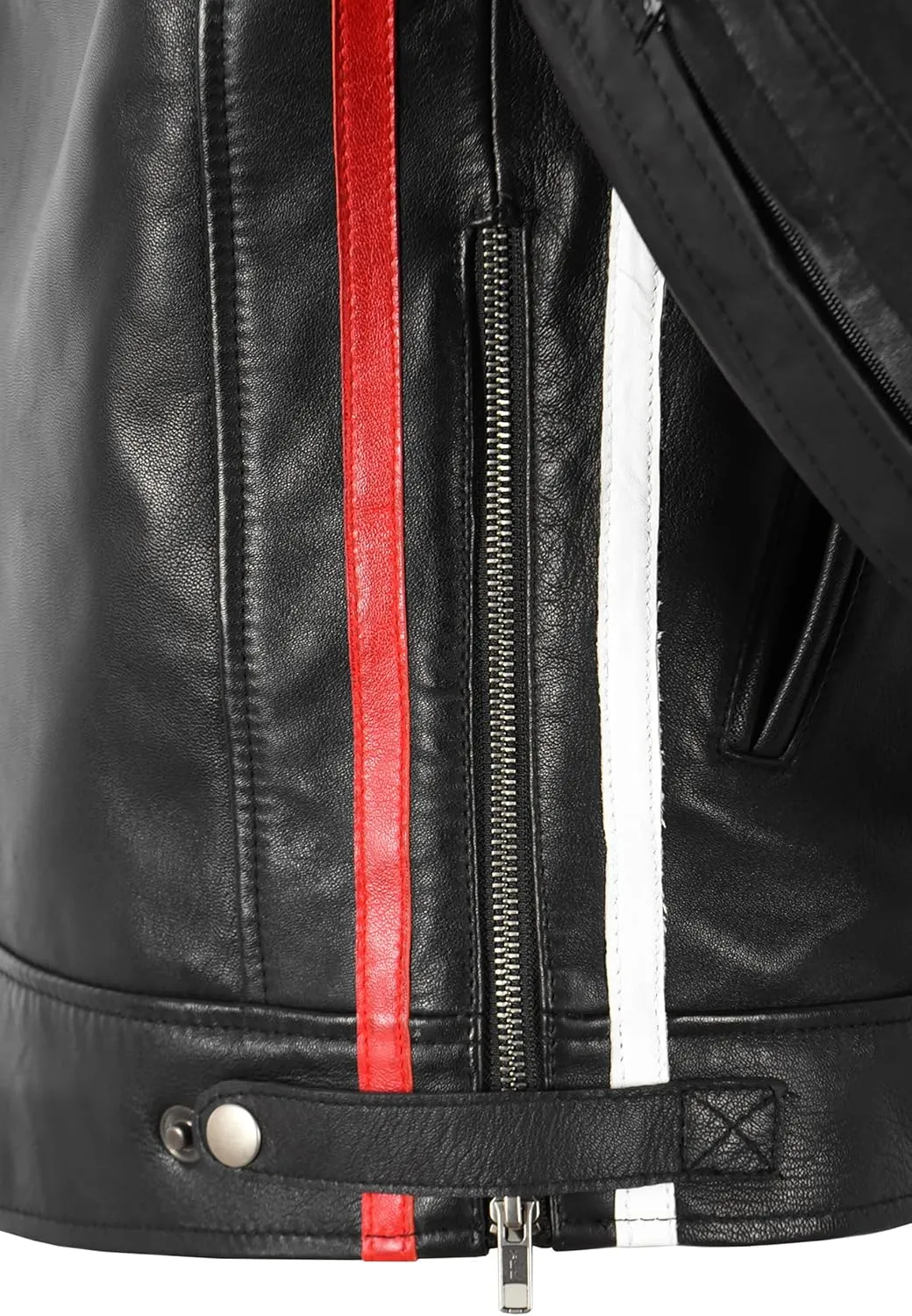 SIZMA Men's Leather Jacket Classic Motorcycle Fashion Real Lambskin Leather 5011