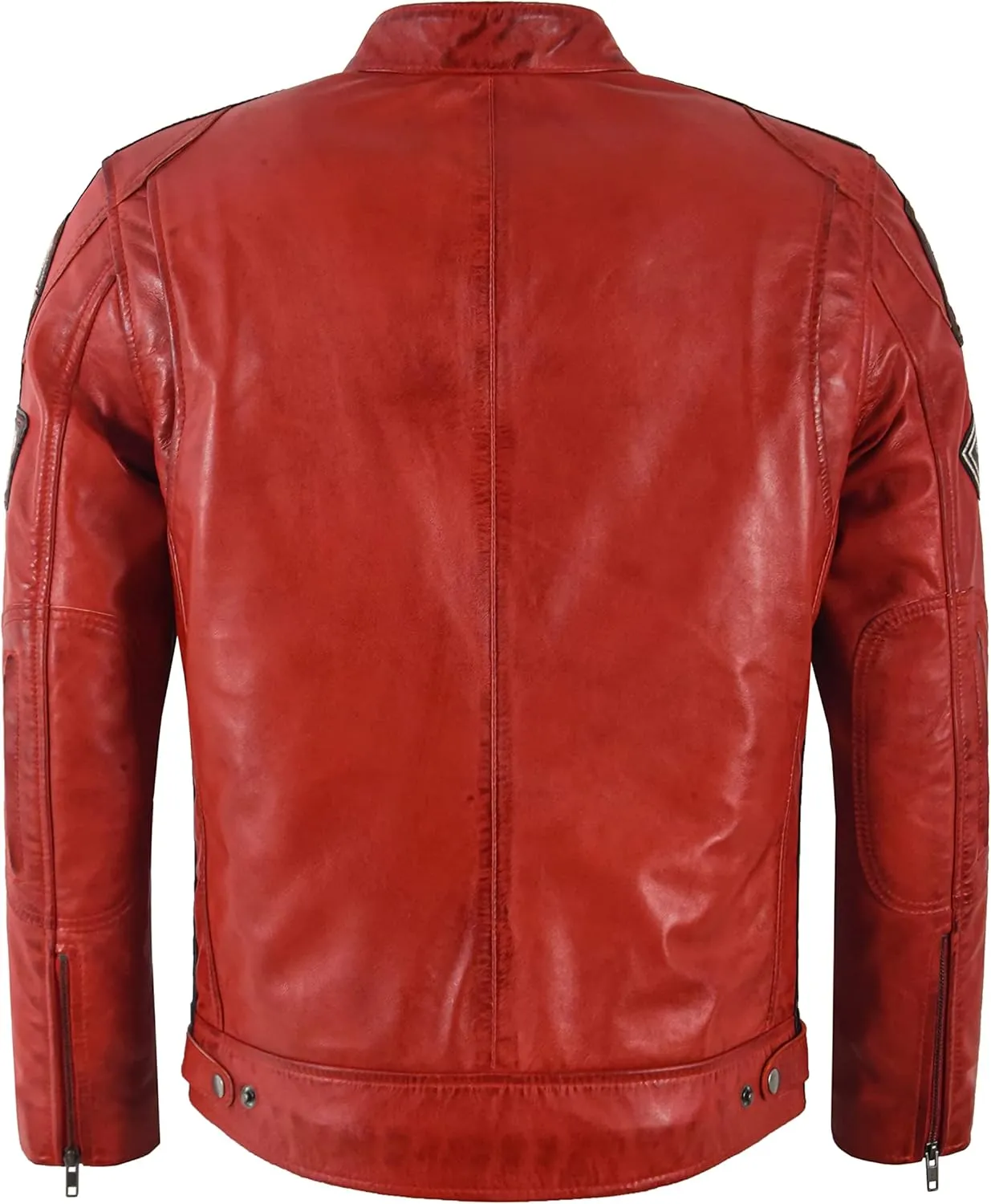 SIZMA Men's Leather Jacket Classic Motorcycle Fashion Real Lambskin Leather 5011