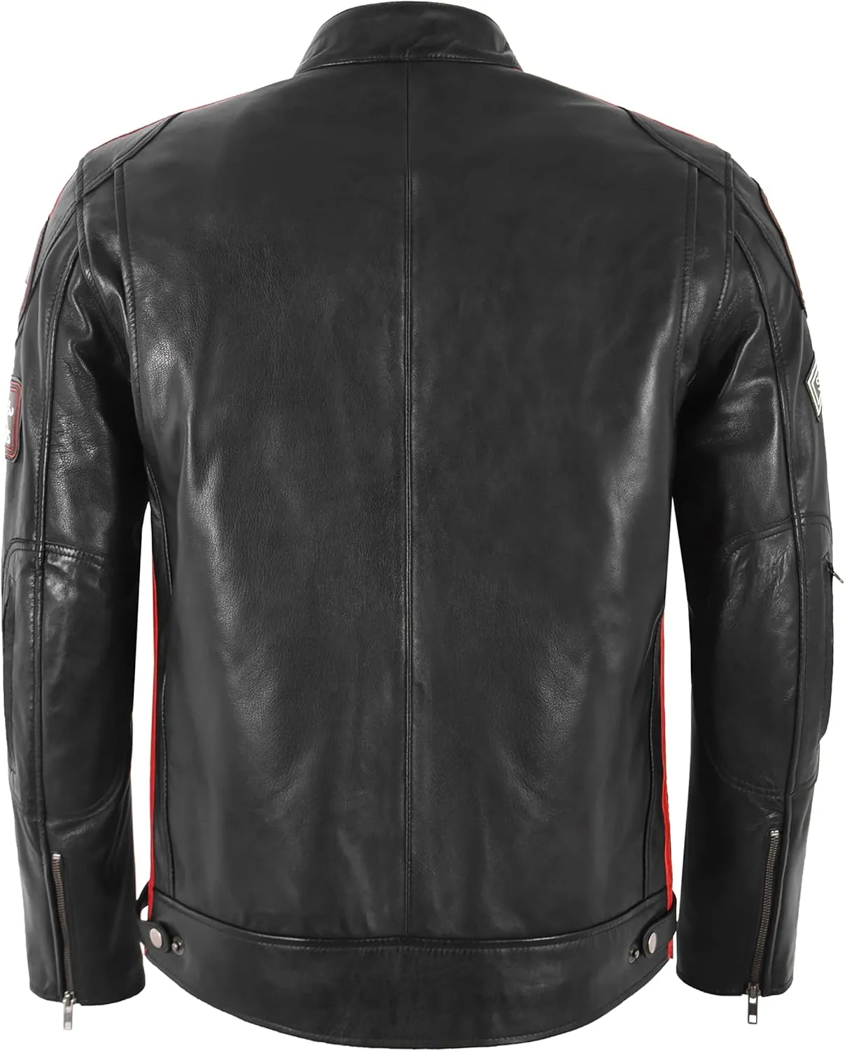 SIZMA Men's Leather Jacket Classic Motorcycle Fashion Real Lambskin Leather 5011