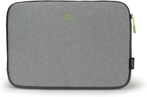 Skin Case 13-14.1 Inch Flow Laptop Notebook Computer Tablet Bag Sleeve, Stretch Neoprene Sleeve Notebook Case, Grey/Green