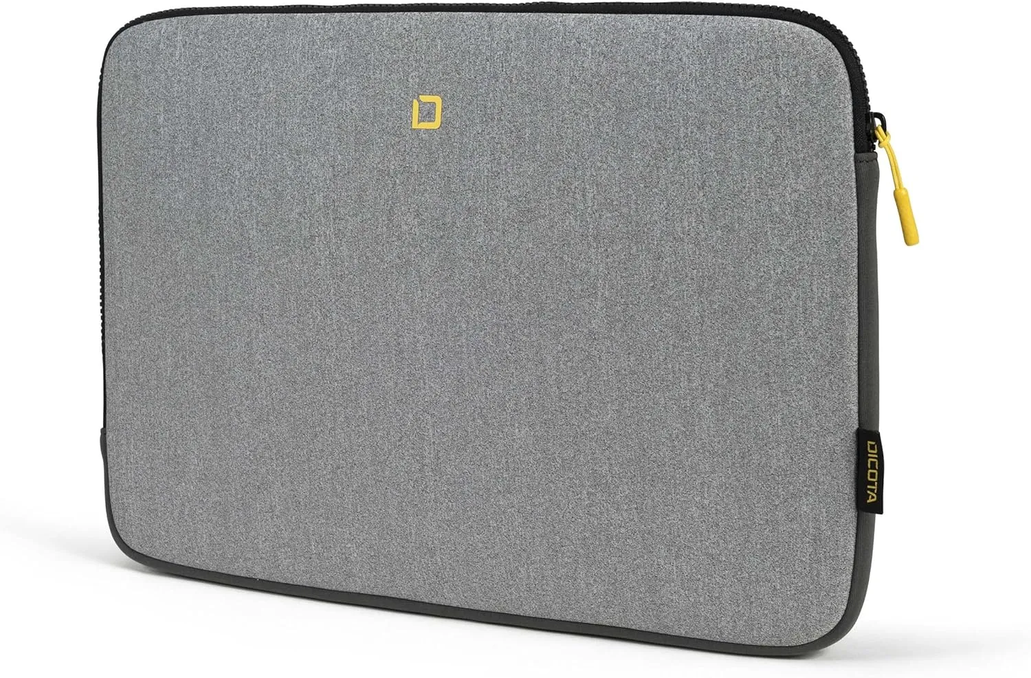 Skin Case 13-14.1 Inch Flow Laptop Notebook Computer Tablet Bag Sleeve, Stretch Neoprene Sleeve Notebook Case, Grey/Yellow