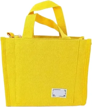 Small Cotton Canvas Handbag Casual Tote Female Eco Crossbody Bag Vintage Messenger Bags