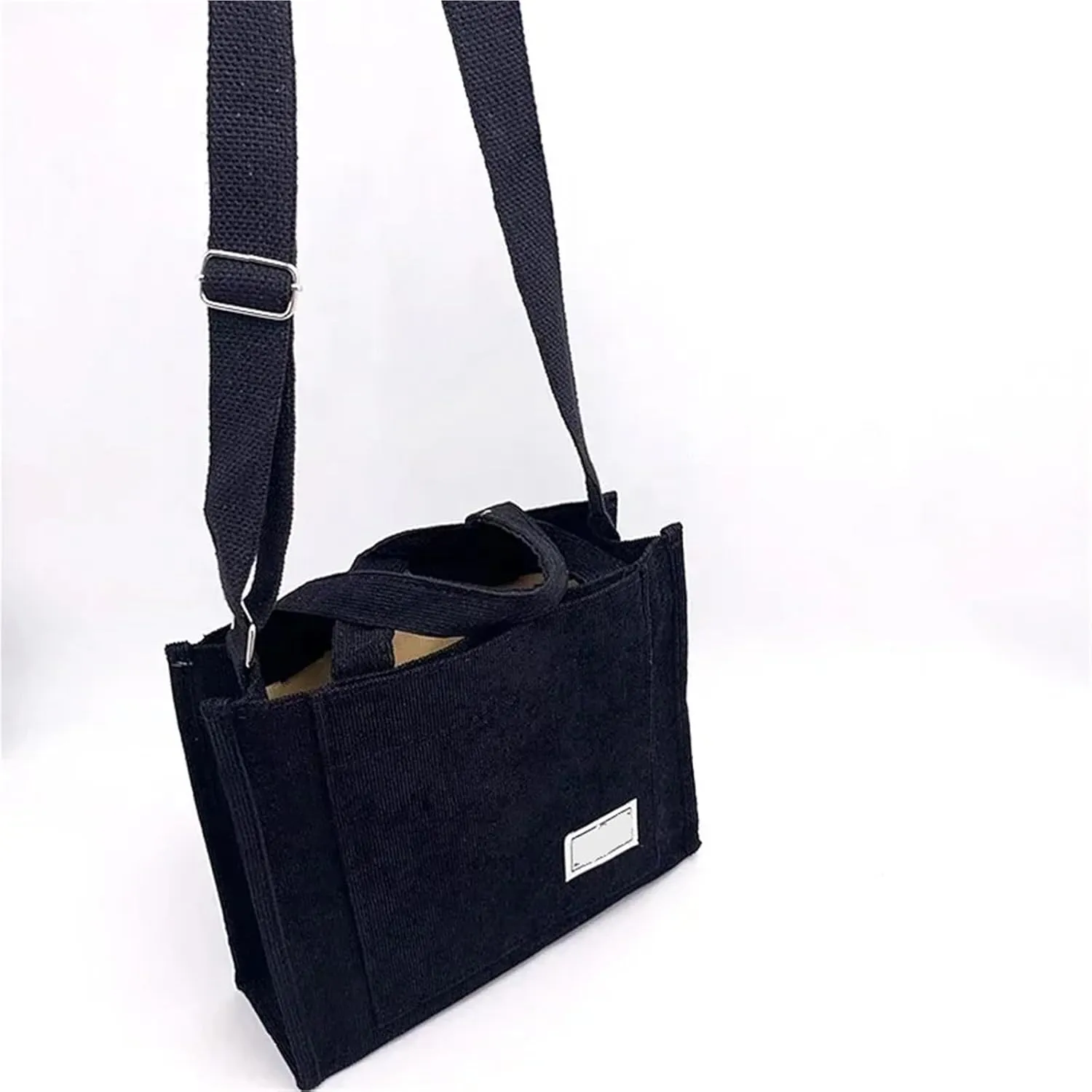 Small Cotton Canvas Handbag Casual Tote Female Eco Crossbody Bag Vintage Messenger Bags