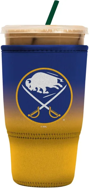 Sok It JavaSok NHL Iced Coffee & Cold Soda Insulated Neoprene Cup Sleeve (Buffalo Sabres, Large: 30-32oz)