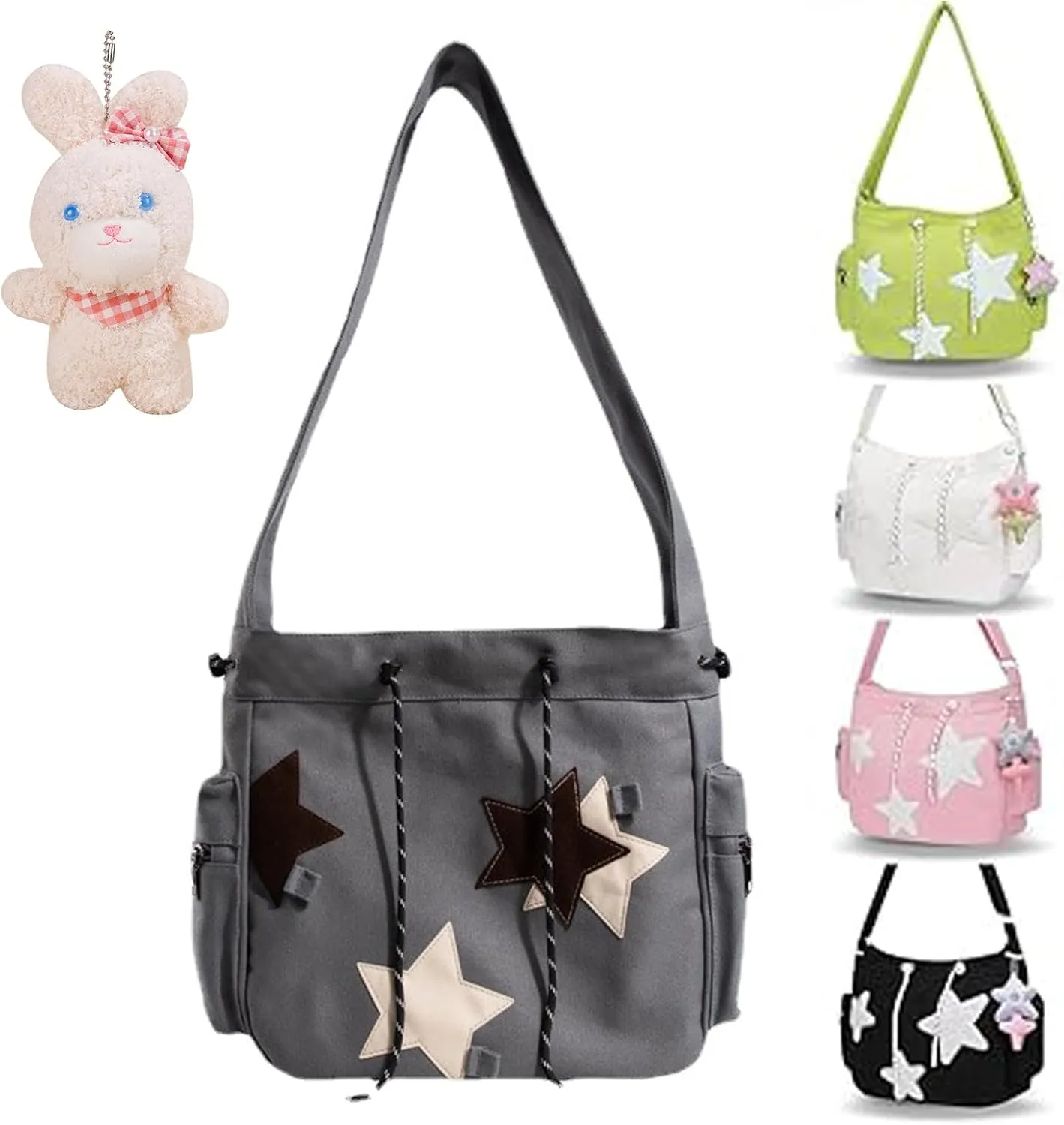 Solarix Bag, Solarix Crossbody Bag, Star Tote Hobo Bag, Large Capacity Corduroy Shoulder Bag, Cute Messenger Bag