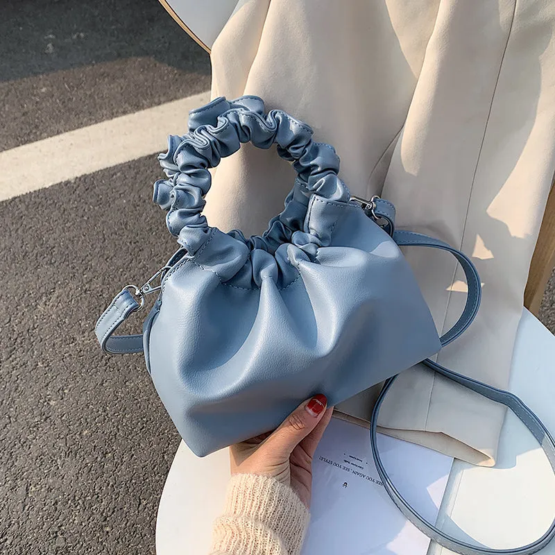 Solid Color Shoulder Messenger Bag