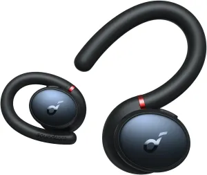 Soundcore Sport X10 True Wireless Bluetooth 5.2 Workout Headphones, Rotatable Ear Hooks, Deep Bass, IPX7 Waterproof, Sweatproof, 32H Play, Sport Earbuds, Gym, Running (Renewed)
