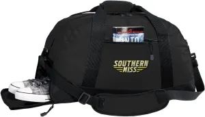 Southern Miss Duffel Bag - USM Golden Eagles Gym Bags w/SHOE POCKET