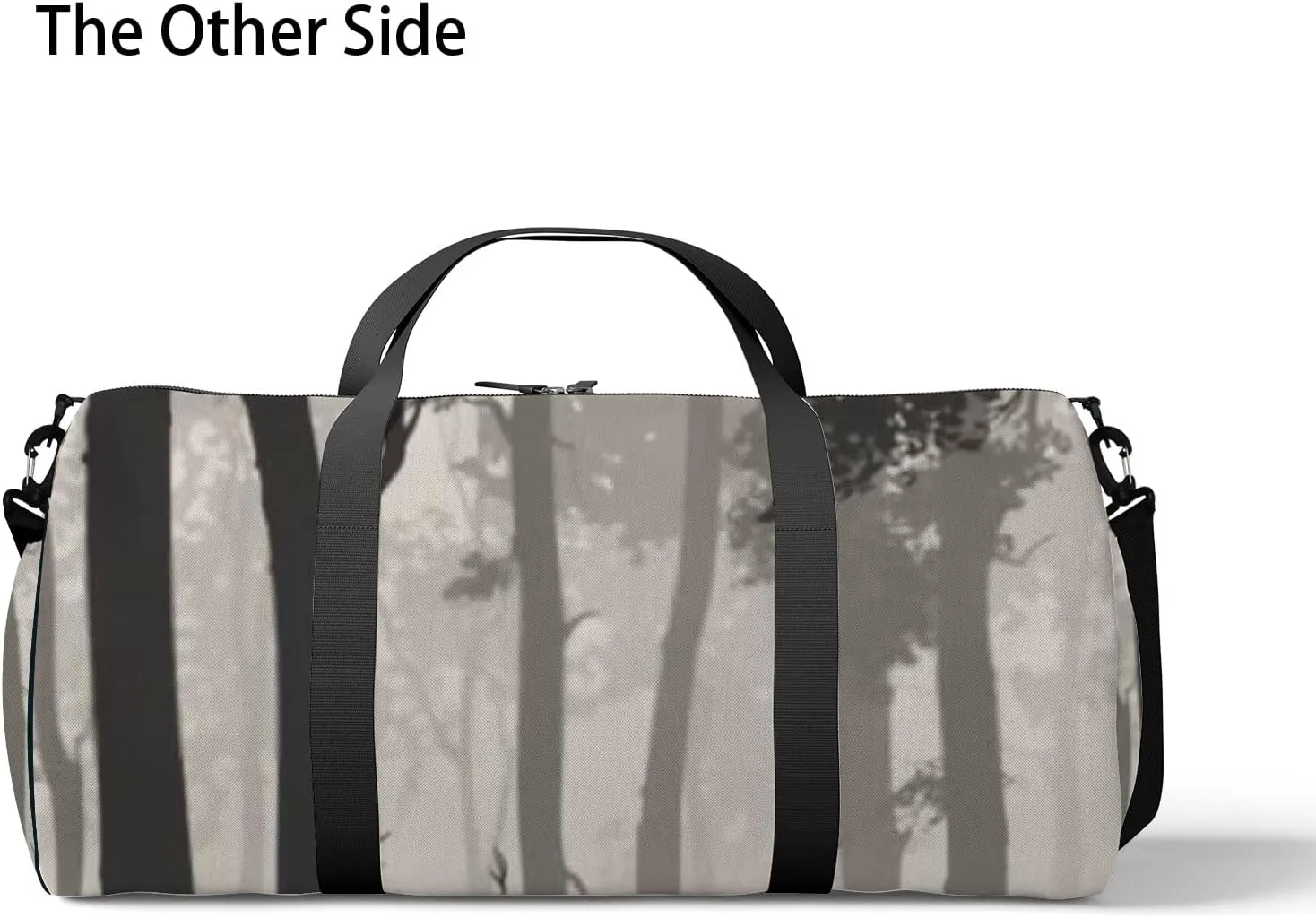 Sports Gym Bag for Women and Men Waterproof Deciduous Forest Birds Deer Duffel Bag Lightweight Carryon Traveling Boarding Gripsack