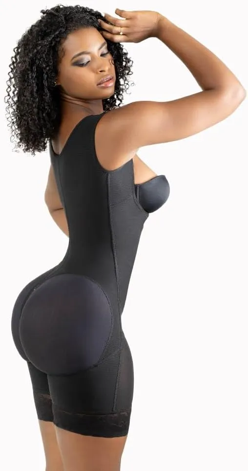 Stage 2 Colombian BBL Faja- Post Surgical Recovery Shaper For Tummy Tucks Lipo360 or BBLs Compression Garment Half Leg