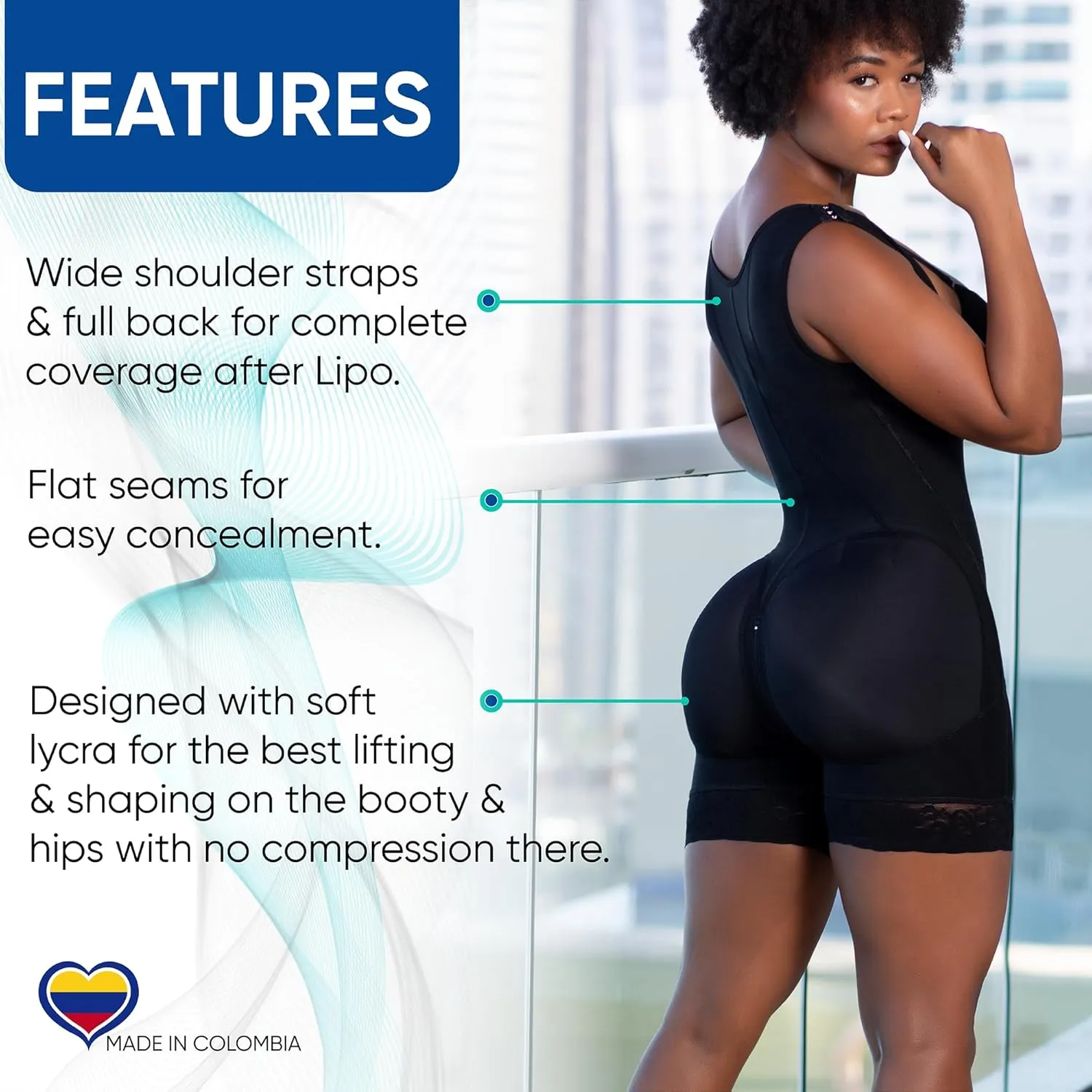 Stage 3 Colombian BBL Faja- Post Surgical Recovery Shapewear For Tummy Tucks Lipo360 or BBL Hourglass Compression Garment