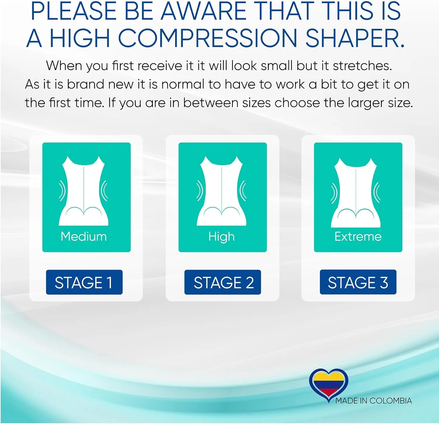 Stage 3 Colombian BBL Faja- Post Surgical Recovery Shapewear For Tummy Tucks Lipo360 or BBL Hourglass Compression Garment