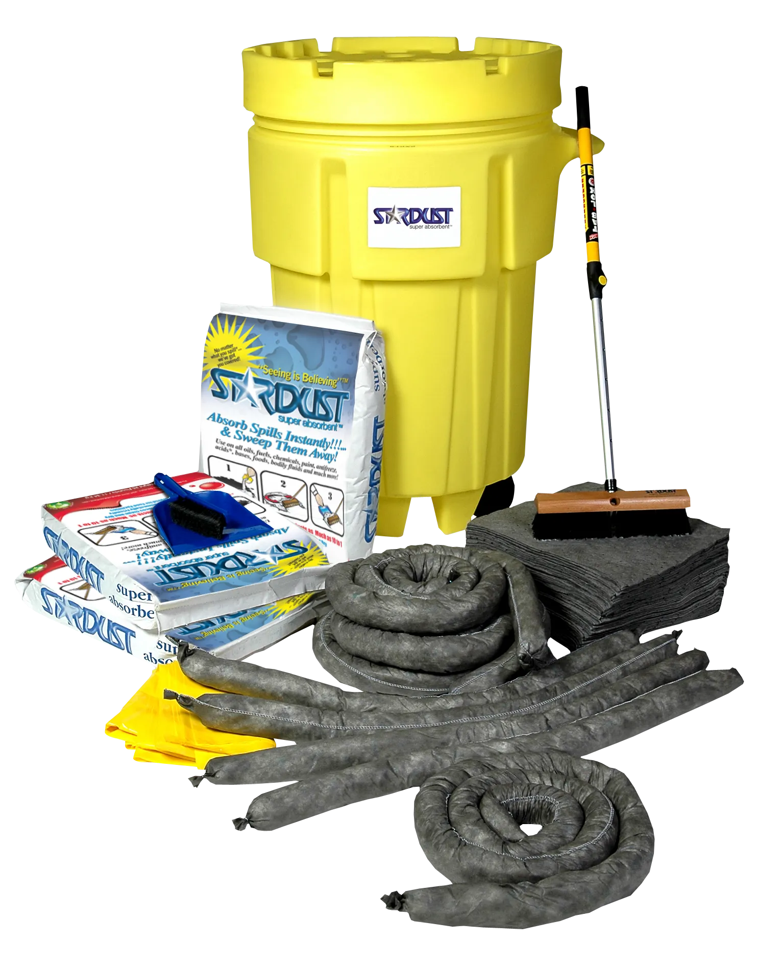 STARDUST Spill Kit - Universal 95-Gallon Wheeled (Part No. D950U)