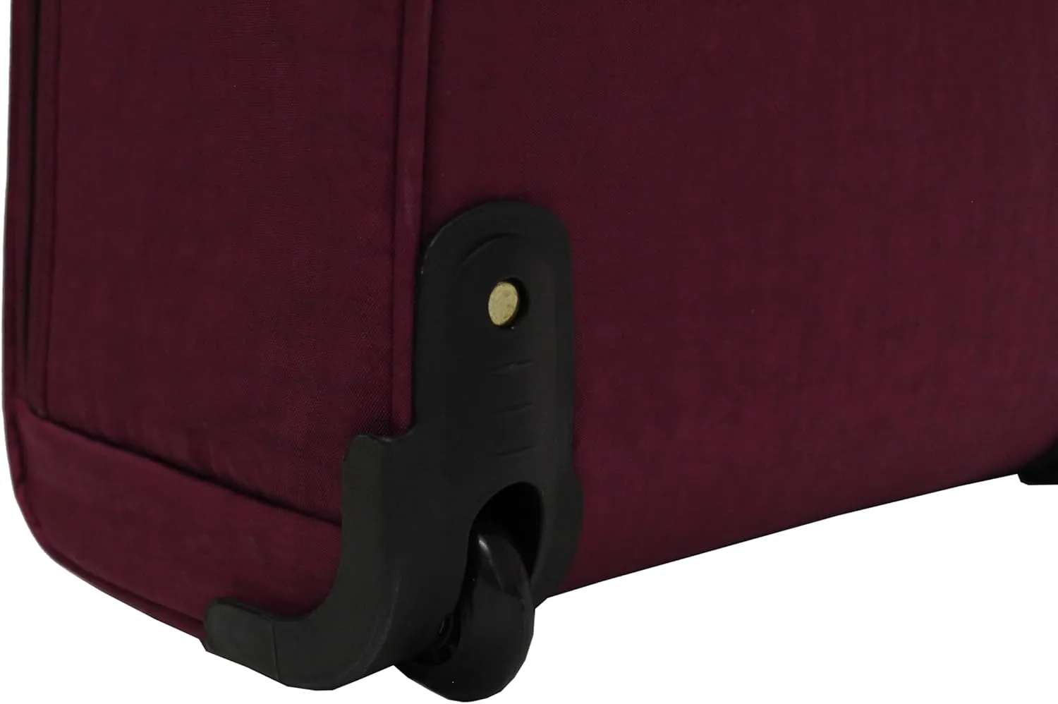 Steve Madden Designer 15 Inch Carry on Suitcase- Small Weekender Overnight Business Travel Luggage- Lightweight 2- Rolling Spinner Wheels Under Seat Bag for Women (Peek-A-Boo Purple)