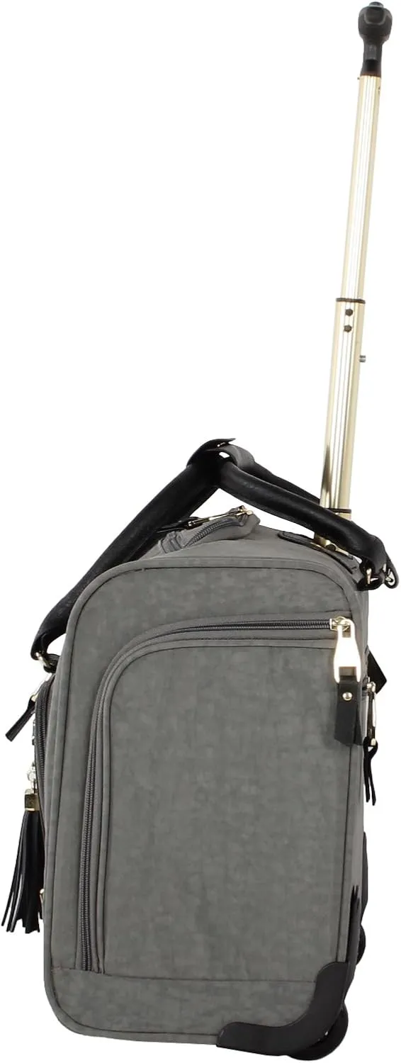 Steve Madden Women's Sports, Peek-a-Boo Grey, 15.0 x 14.0 9.0 inches