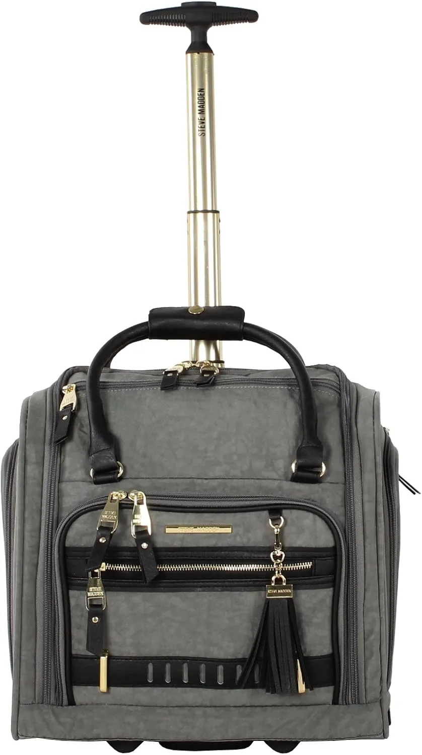 Steve Madden Women's Sports, Peek-a-Boo Grey, 15.0 x 14.0 9.0 inches