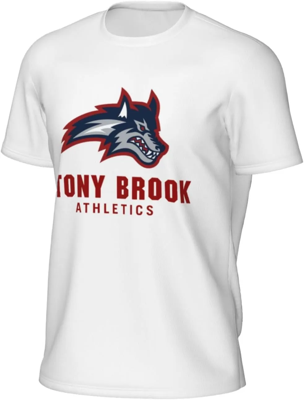 Stony Brook University Men's Lightweight Breathable Mesh Short Sleeve T-Shirt