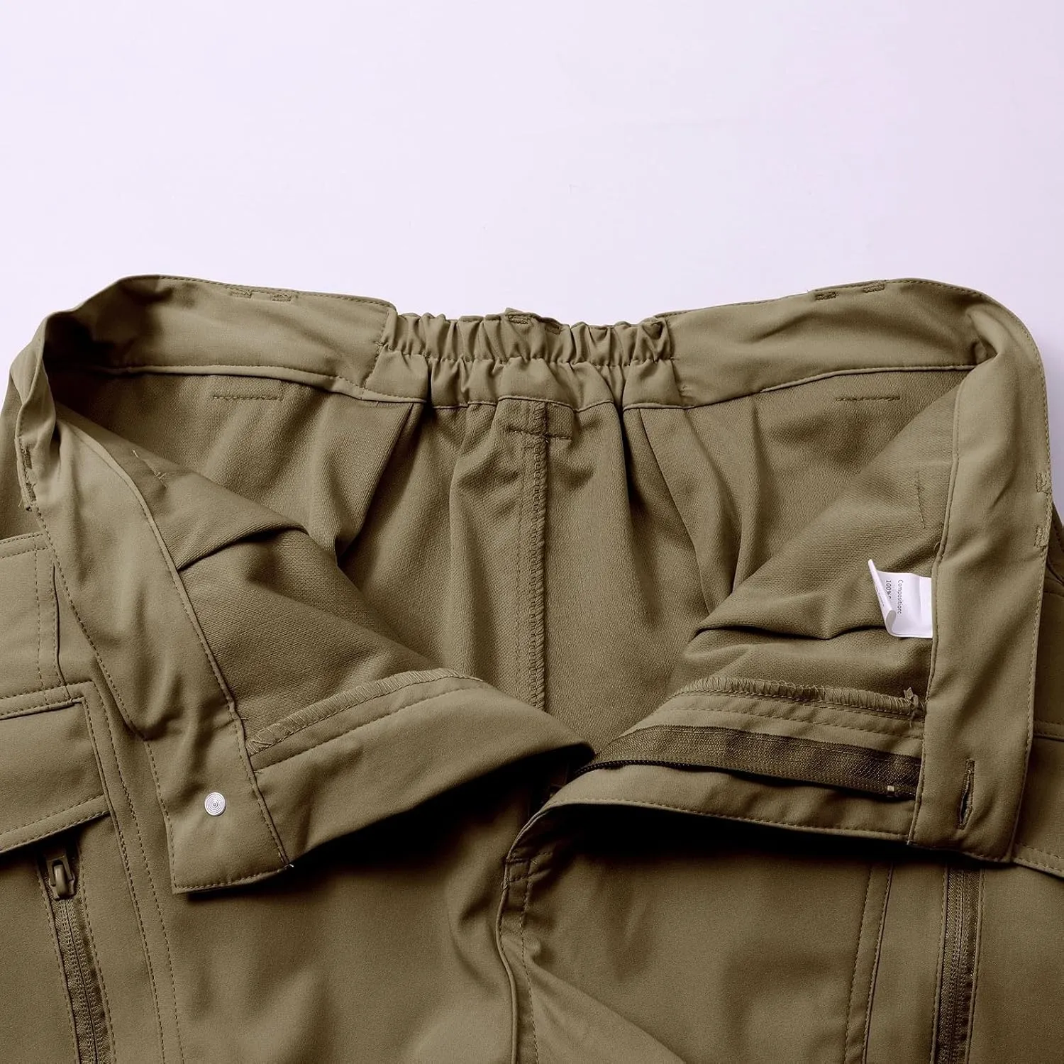 Stretch Tactical Pants for Men Water Resistant Ripstop Cargo Pants Outdoor Lightweight Work