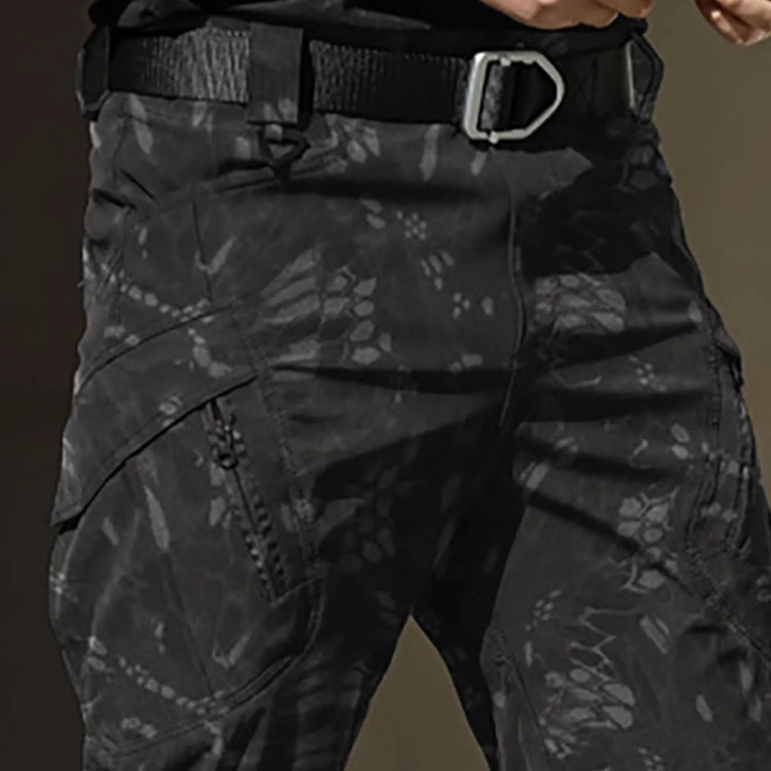 Stretch Tactical Pants for Men Water Resistant Ripstop Cargo Pants Outdoor Lightweight Work