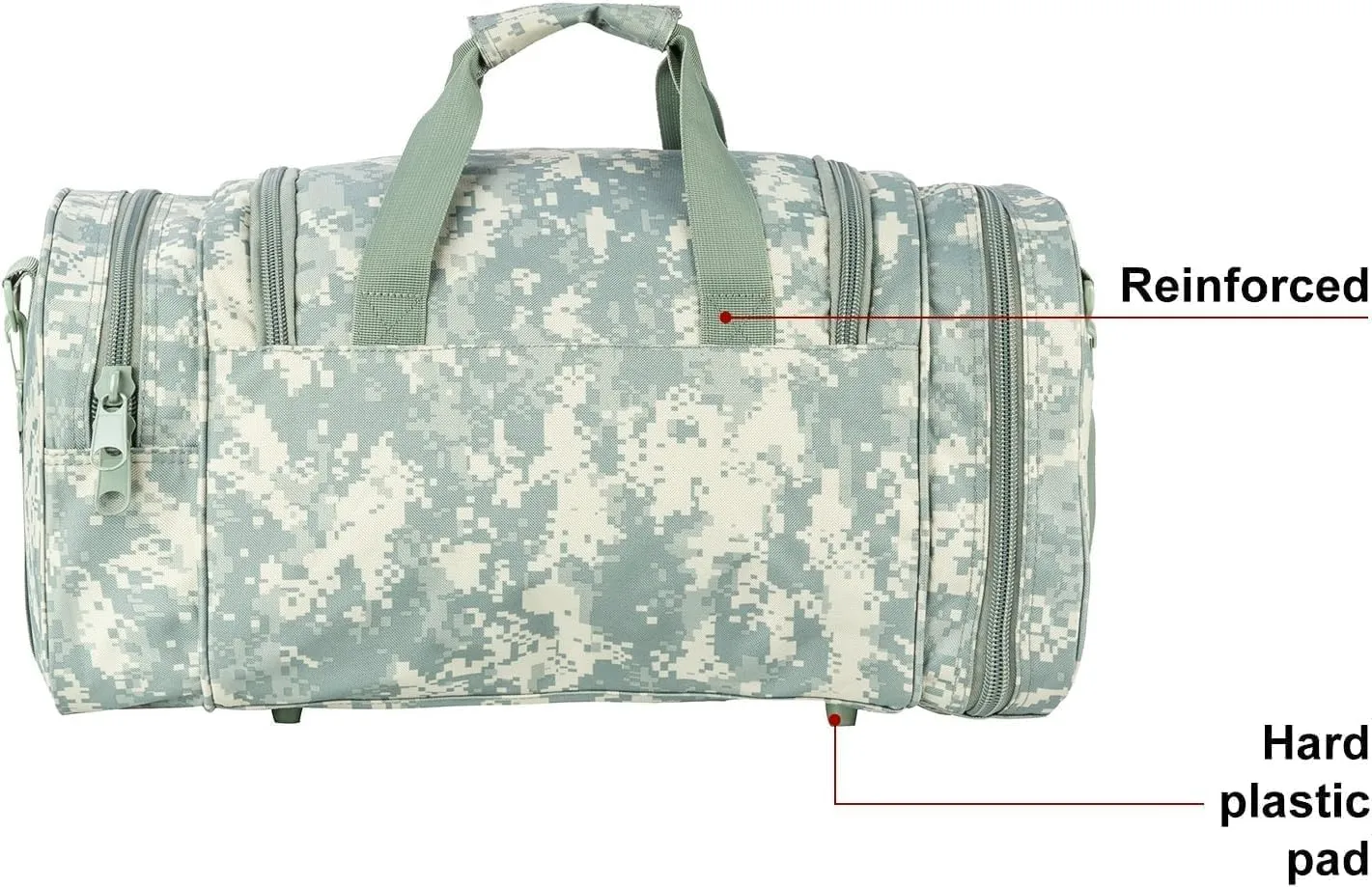 Tactical Travel Duffle Bag with Shoes Compartment Weekender Bags Carry On Overnight Bag For Men and Women Gym Sports Tote Pocket
