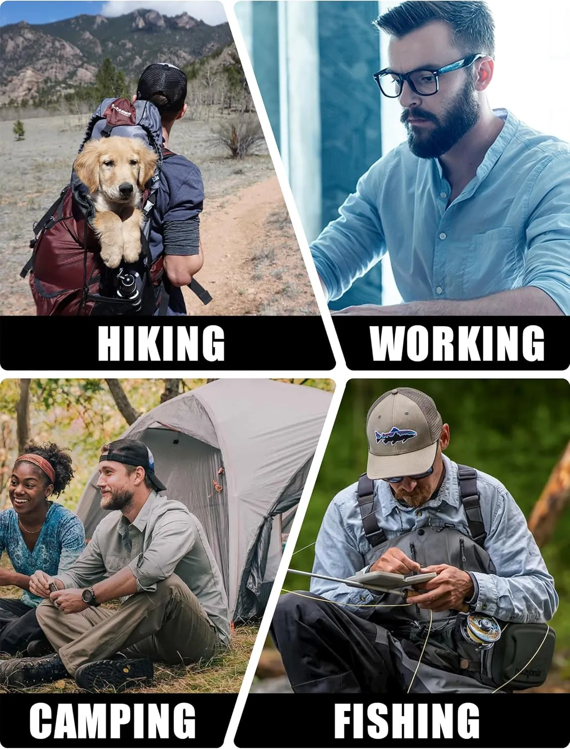 TACVASEN Men's Breathable Quick Dry Solid Convertible Long Sleeve Shirt Fishing Hiking Safari