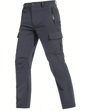 TACVASEN Men's Cargo Pants 5 Pockets Water Resistant Lightweight Quick Dry Ripstop Stretch Pants for Hiking Work Travel