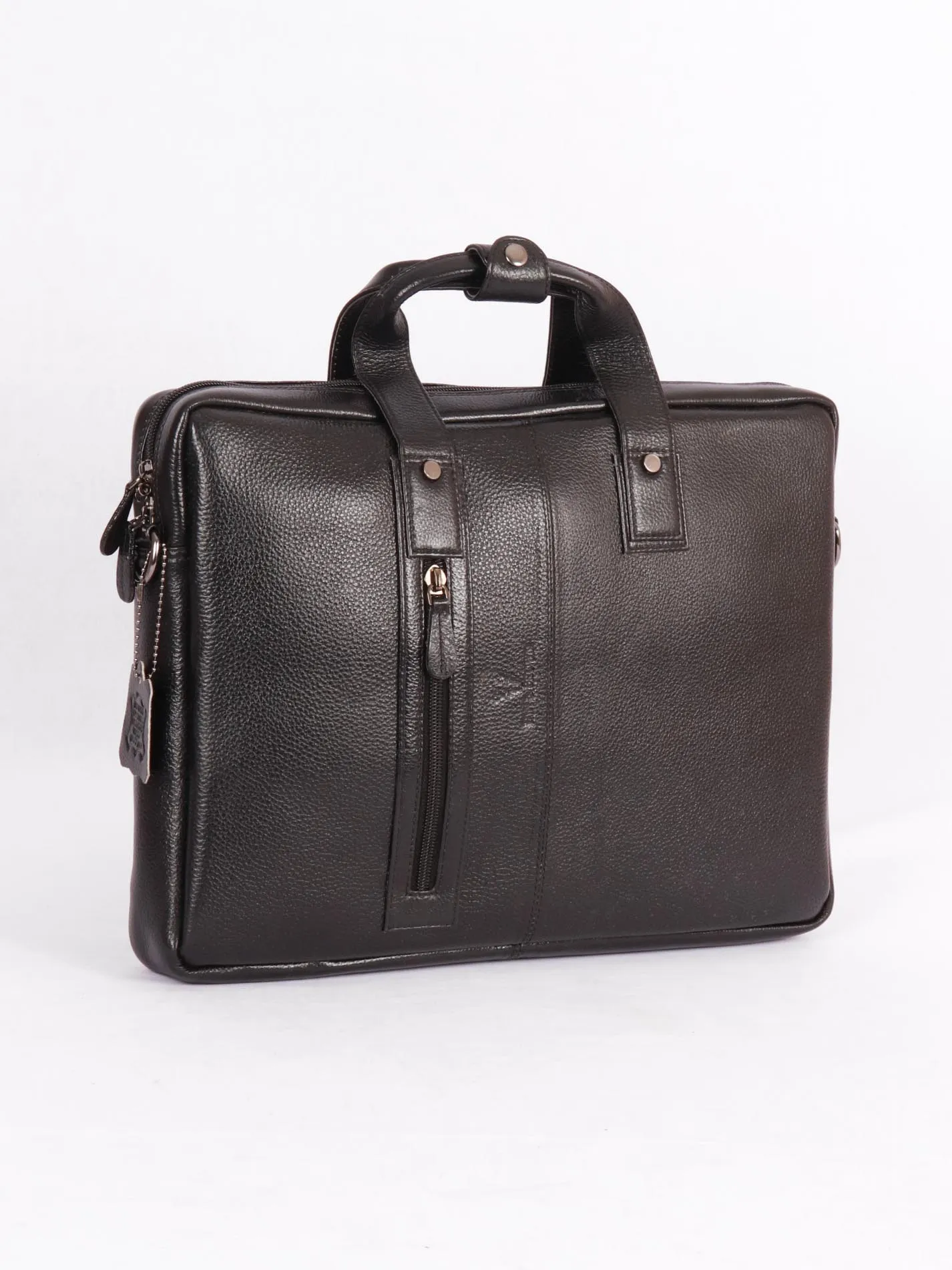 TAN & BROWN LAPTOP BAG