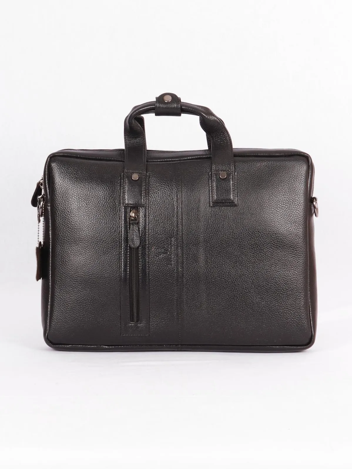 TAN & BROWN LAPTOP BAG