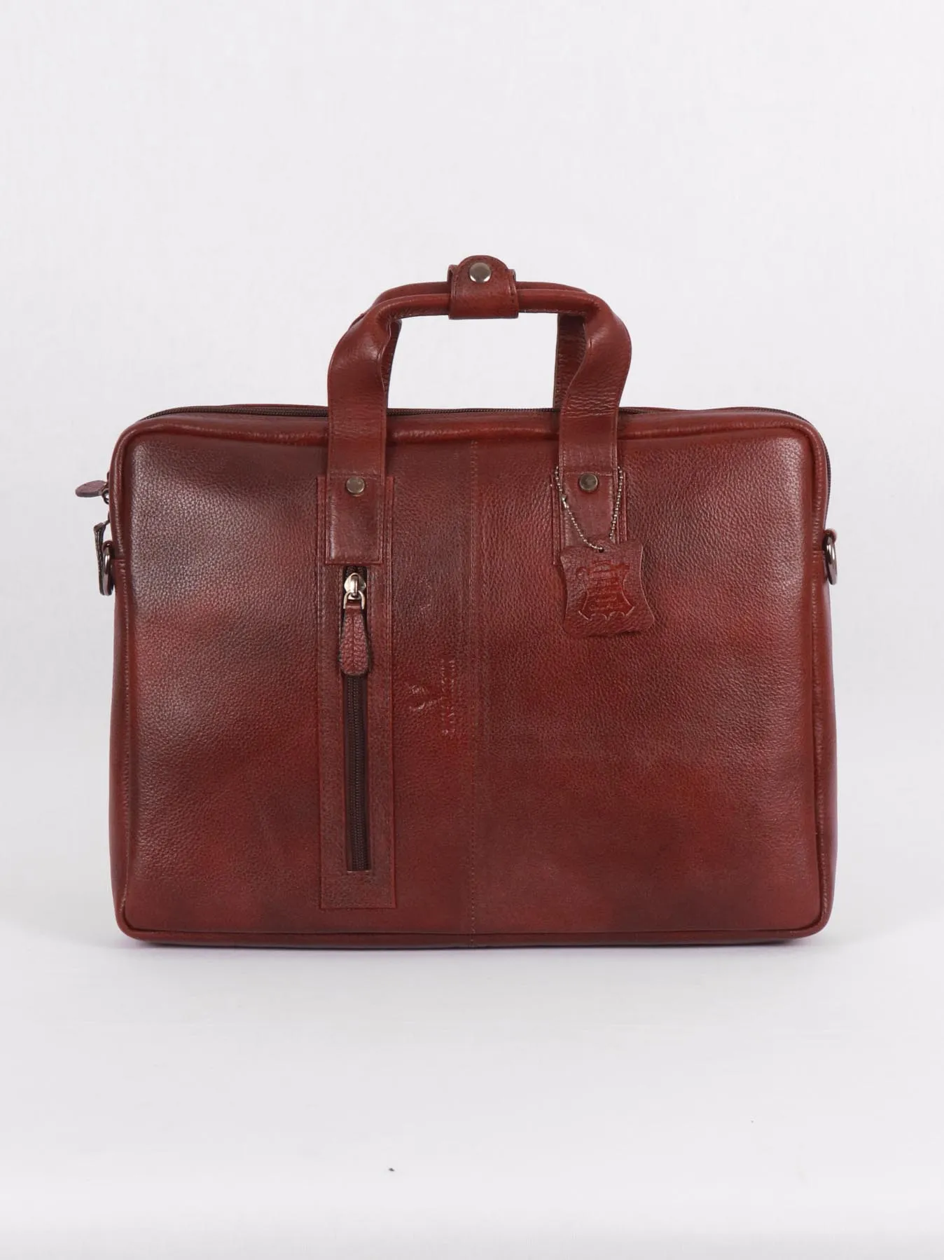 TAN & BROWN LAPTOP BAG