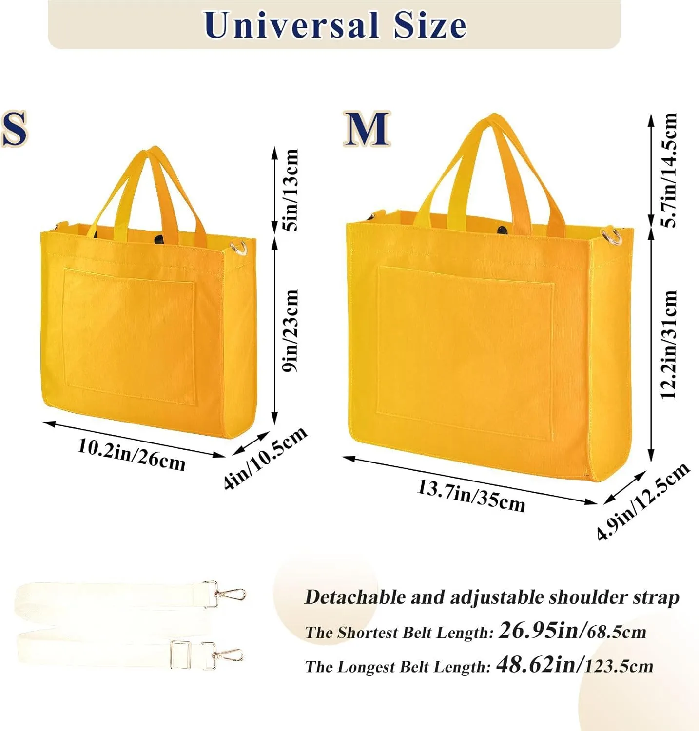 Tangerine Hand Bags for Women, Corduroy Tote Bag Shoulder Handbag Small Bag Hobo Bag Purse