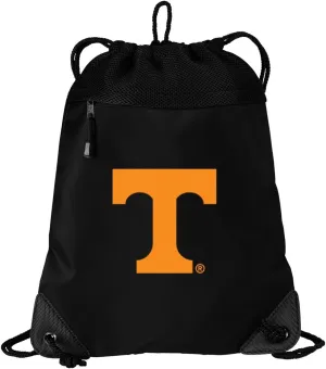 Tennessee Vols Drawstring Bag University of Tennessee Cinch Pack Backpack UNIQUE MESH & MICROFIBER