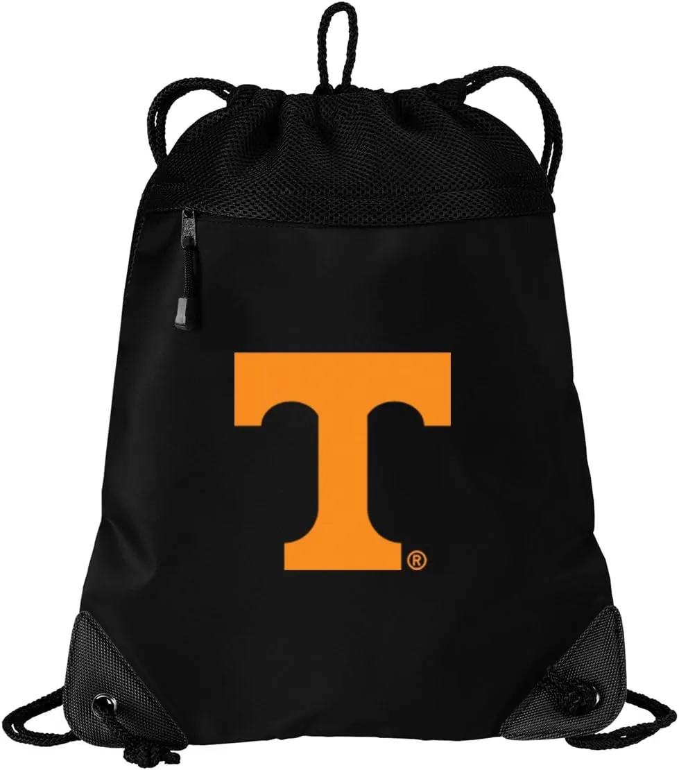 Tennessee Vols Drawstring Bag University of Tennessee Cinch Pack Backpack UNIQUE MESH & MICROFIBER