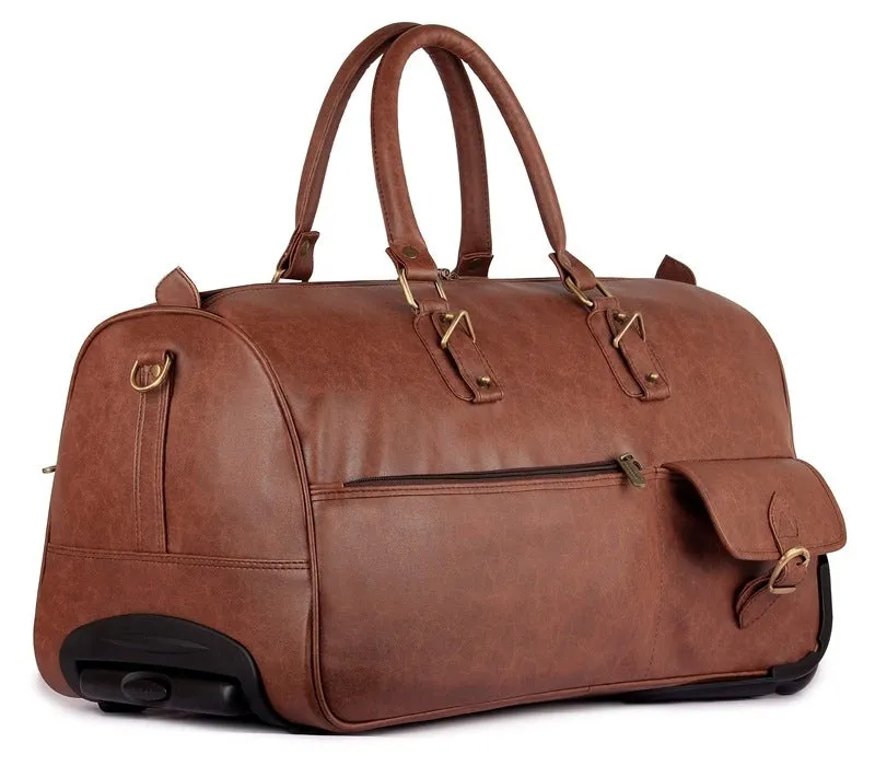 The Clownfish Paramount Duffle Trolley - Waterproof, Durable | 44L | Gingerbread Color