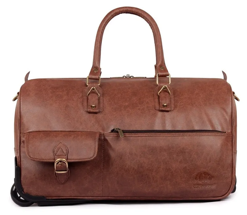 The Clownfish Paramount Duffle Trolley - Waterproof, Durable | 44L | Gingerbread Color