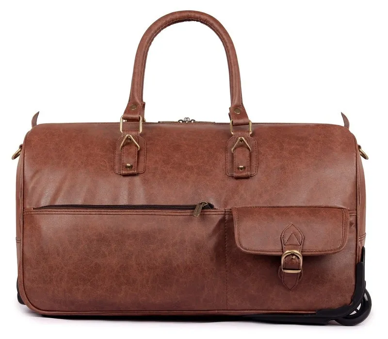 The Clownfish Paramount Duffle Trolley - Waterproof, Durable | 44L | Gingerbread Color