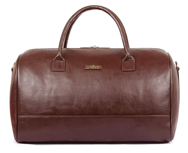The Clownfish Urion Series Duffel Bag - Waterproof, Spacious | 26L | Chocolate