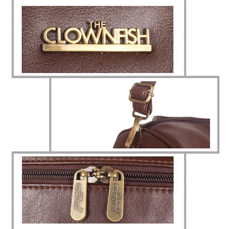 The Clownfish Urion Series Duffel Bag - Waterproof, Spacious | 26L | Chocolate