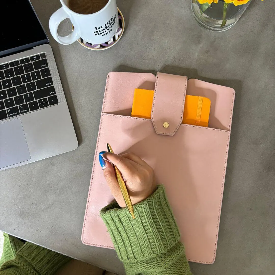 The Daily GENUINE LEATHER Laptop Clutch