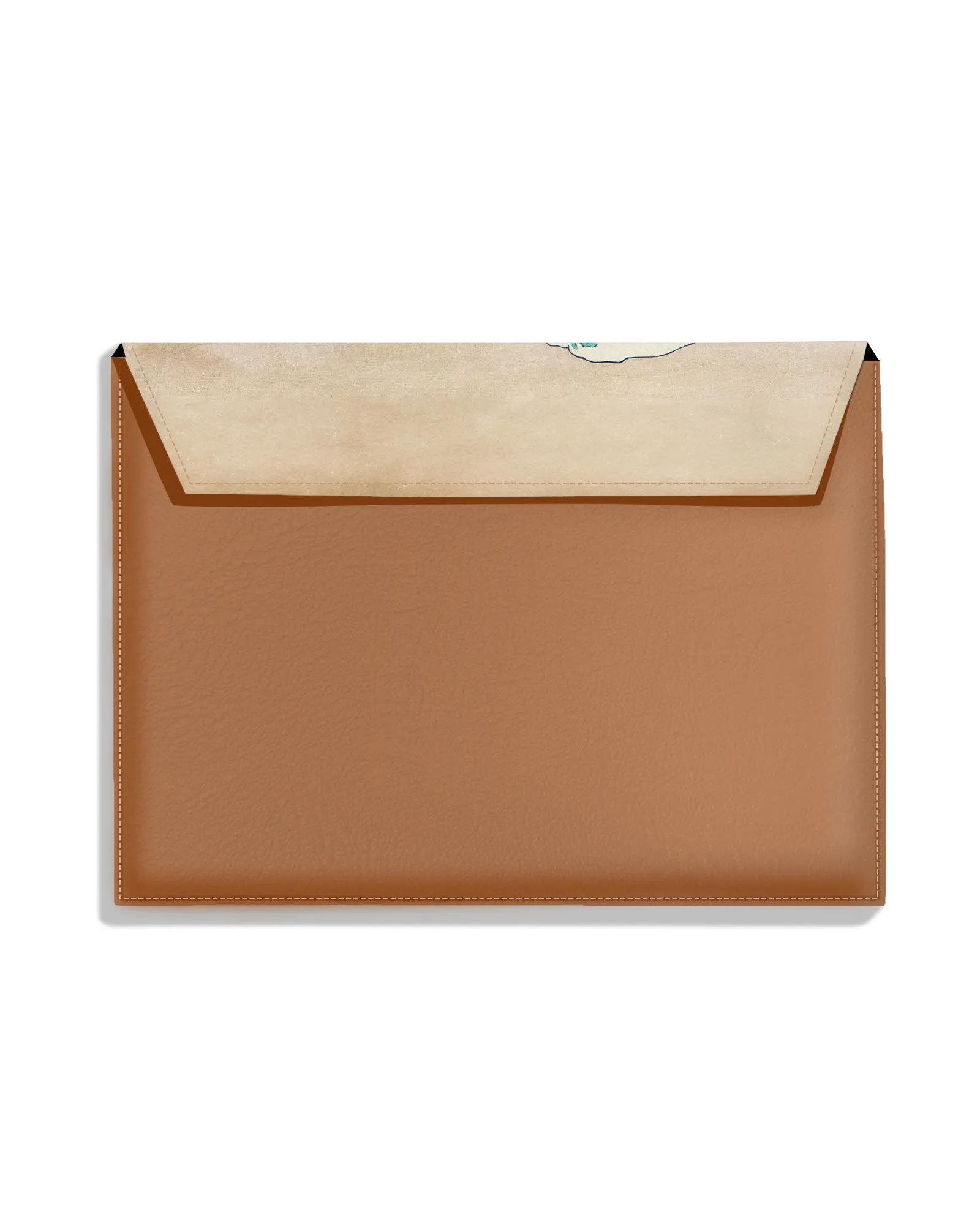 The Great Wave off Kanagawa [Katsushika Hokusai] Leather Laptop Envelope Sleeve