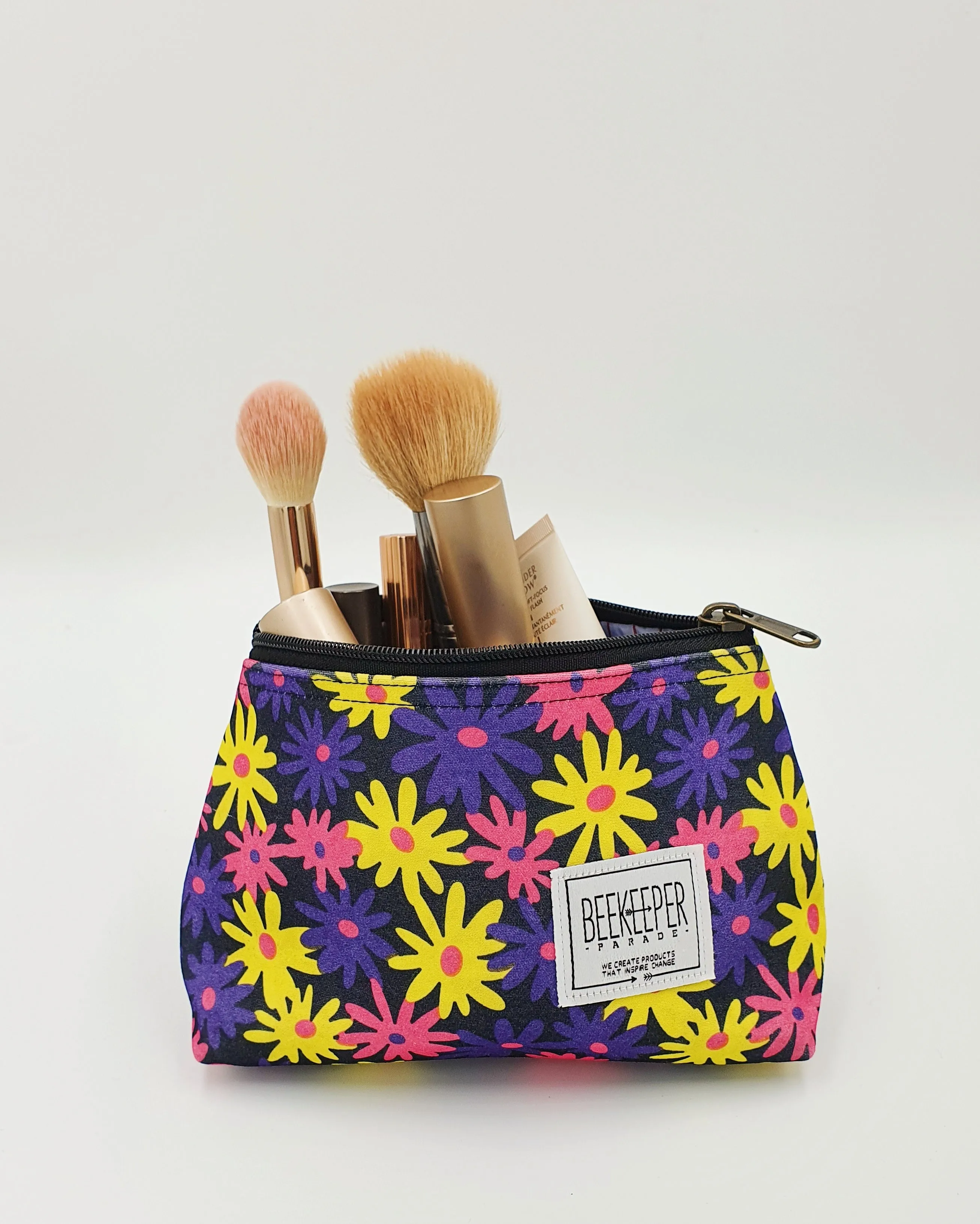 The Lilac Velvet Small Toiletry   Makeup Bag