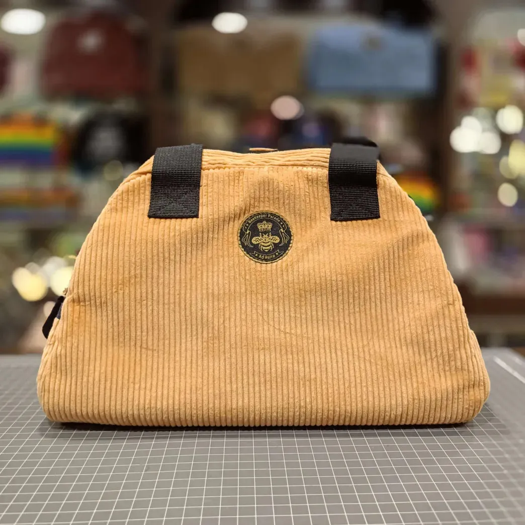 The Panda Fluro Orange 🍊 Corduroy BeeKeeper Handbag