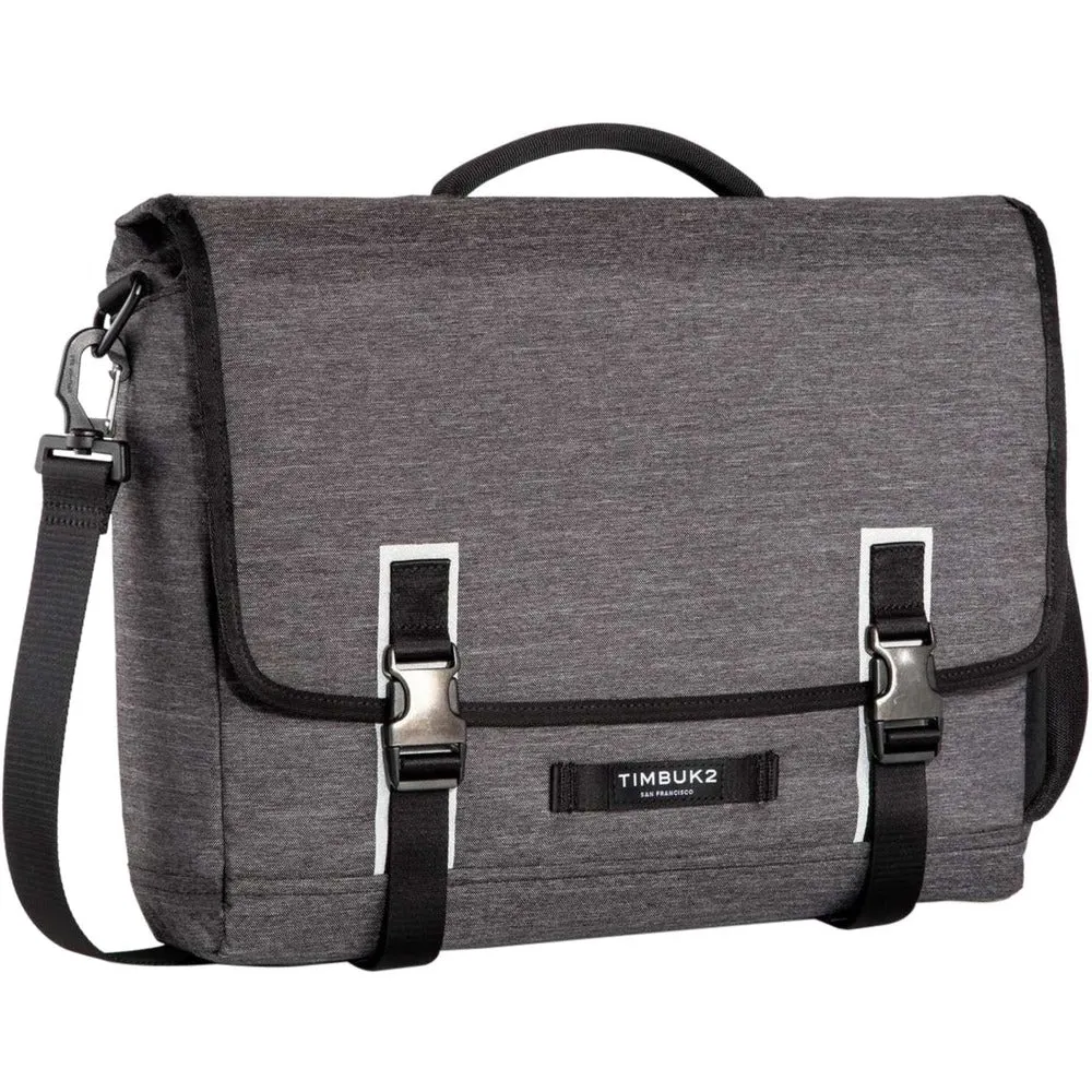 Timbuk2 Closer Carrying Case (Briefcase) for 15 Notebook - Jet Black - Water Resistant - Polyester, Neoprene Pocket - Handle, Shoulder Strap - 13 Height x 15.4 Width x 3.1 Depth