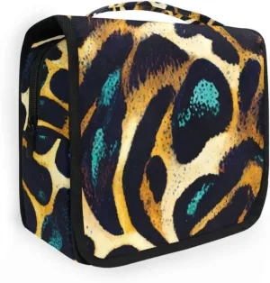 Toiletry Bag Travel Bag with Hanging Hook, Mythical Animal Print Water-resistant Makeup Cosmetic Bag Travel Organizer for Accessories Shampoo Toiletries Trips Camping Bathroom