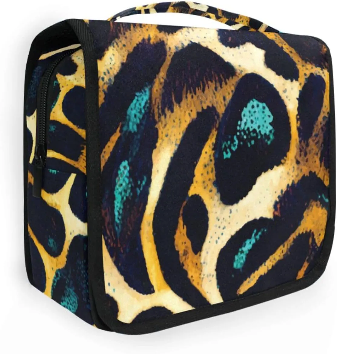 Toiletry Bag Travel Bag with Hanging Hook, Mythical Animal Print Water-resistant Makeup Cosmetic Bag Travel Organizer for Accessories Shampoo Toiletries Trips Camping Bathroom